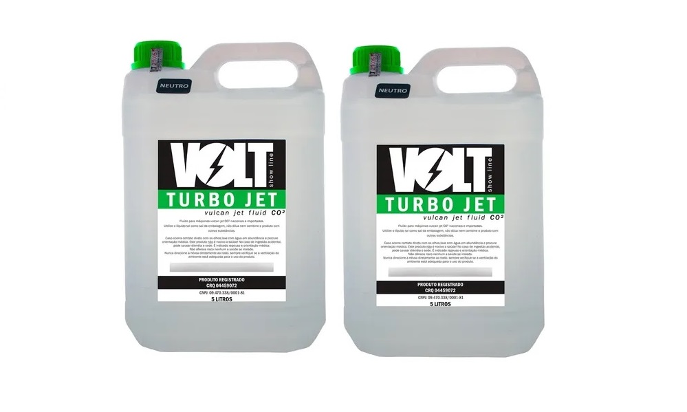 SitAndBuy - Fluído Líquido Turbo Jet Co2 p/ Máquinas Vulcan Gelo Seco 5l