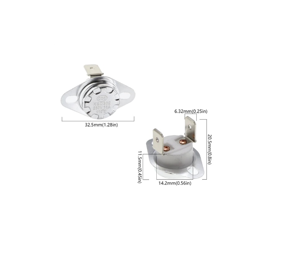 SitAndBuy - Termostato Ceramico Ksd 302 250º 16a