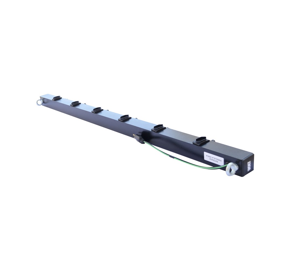 SitAndBuy - Vara Elétrica p/ Refletores Pimbim Preto c/ 6 Espaços