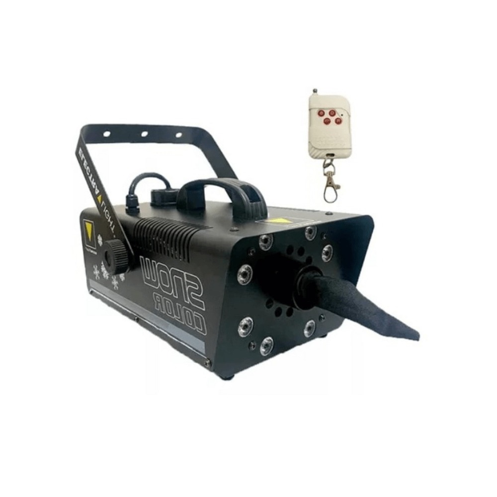 SitAndBuy - Máquina De Neve 900w Colorida c/ Controle e Fluído