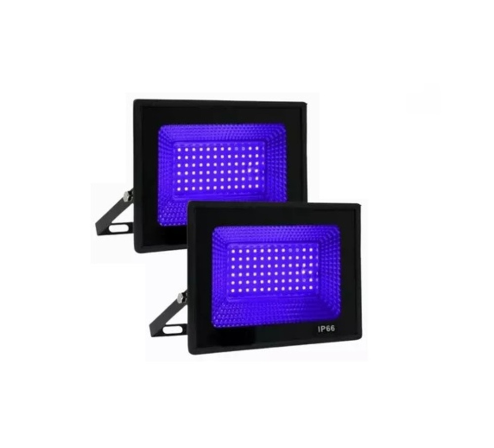 SitAndBuy - Kit Refletor Uv 100w Luz Negra Neon