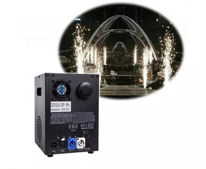 SitAndBuy - Kit Máquina de Gelo Seco 3000w + Máquina de Fogo Frio Faísca p/ Eventos