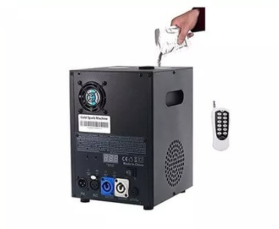 SitAndBuy - Kit Máquina de Gelo Seco 3000w + Máquina de Fogo Frio Faísca p/ Eventos