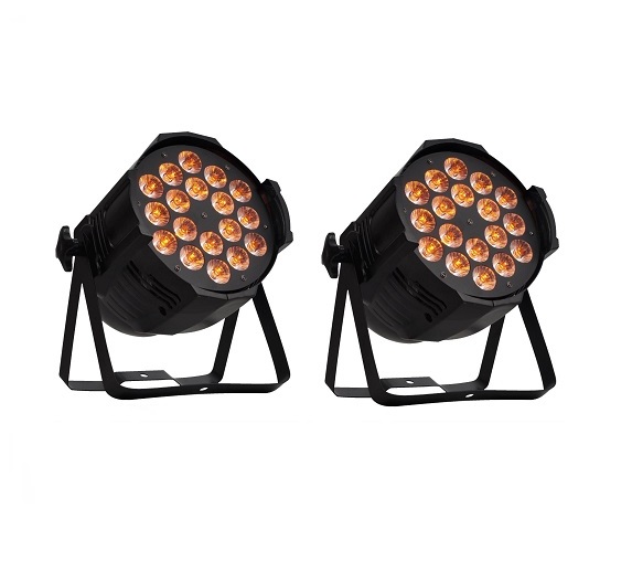 SitAndBuy - Kit Canhão Refletor RGBWA 18 Leds De 15w